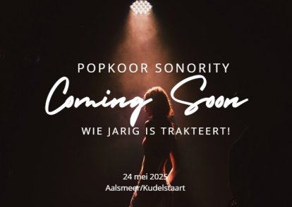 35 jaar Sonority: wie jarig is trakteert!